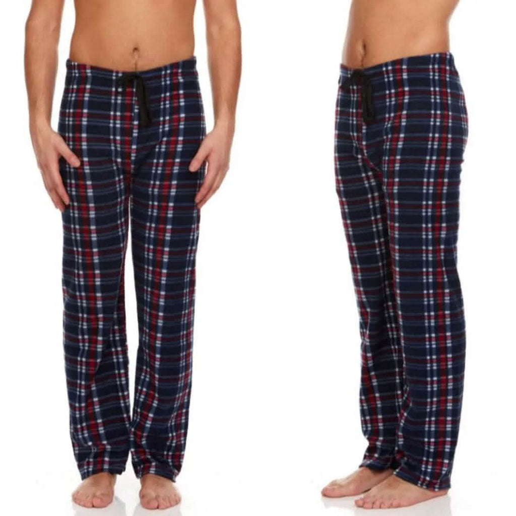 Lot de 4 : Pantalon de pyjama en micropolaire pour homme