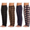 Lot de 4 : Pantalon de pyjama en micropolaire pour homme