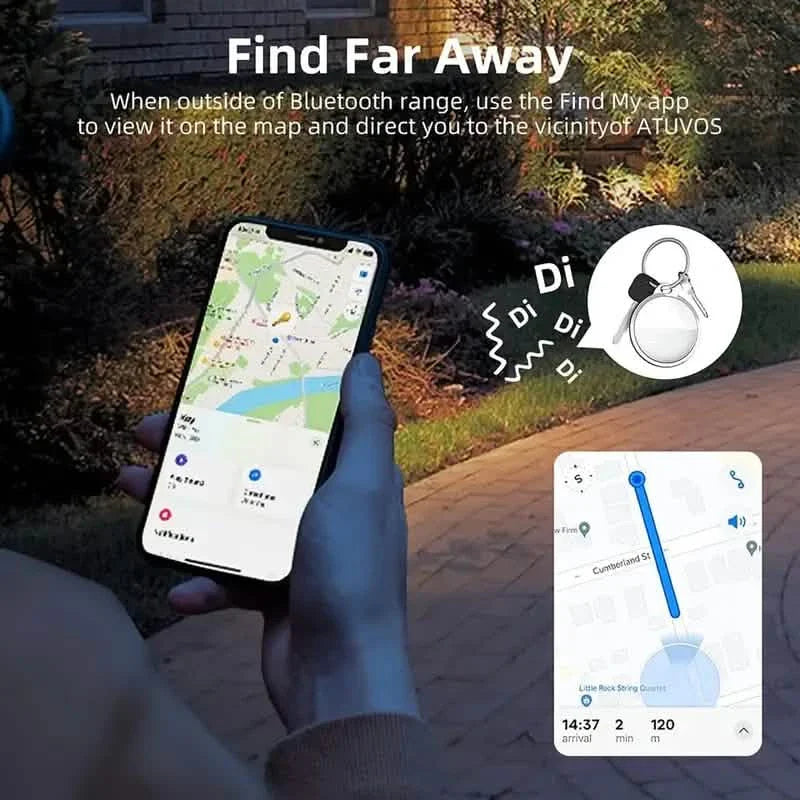 Lot de 4 : Localisateur GPS intelligent anti-perte en temps réel