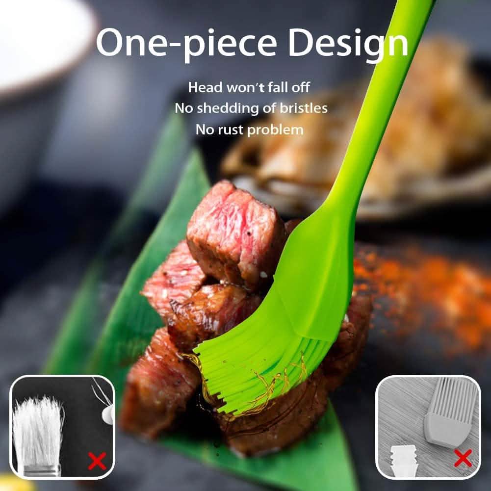 Lot de 4 : Pinceau de cuisine en silicone