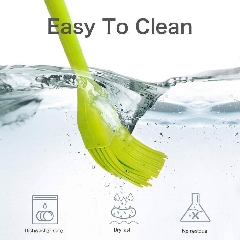 Lot de 4 : Pinceau de cuisine en silicone