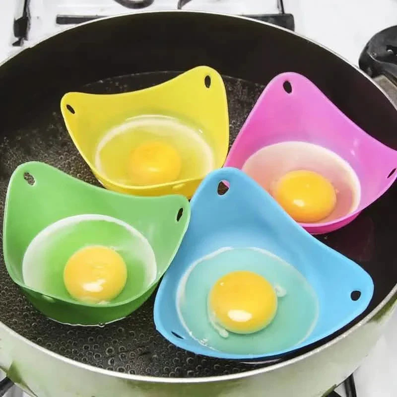 Lot de 4 : Cuiseur à œufs en silicone