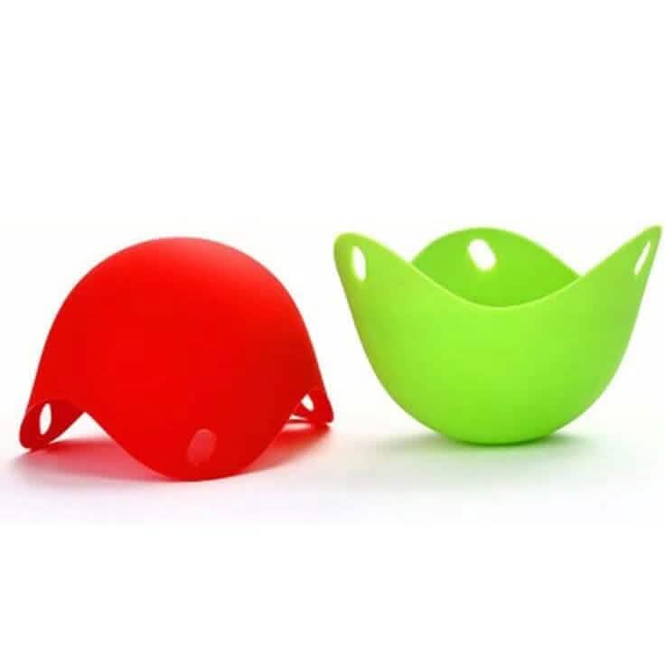 Lot de 4 : Cuiseur à œufs en silicone