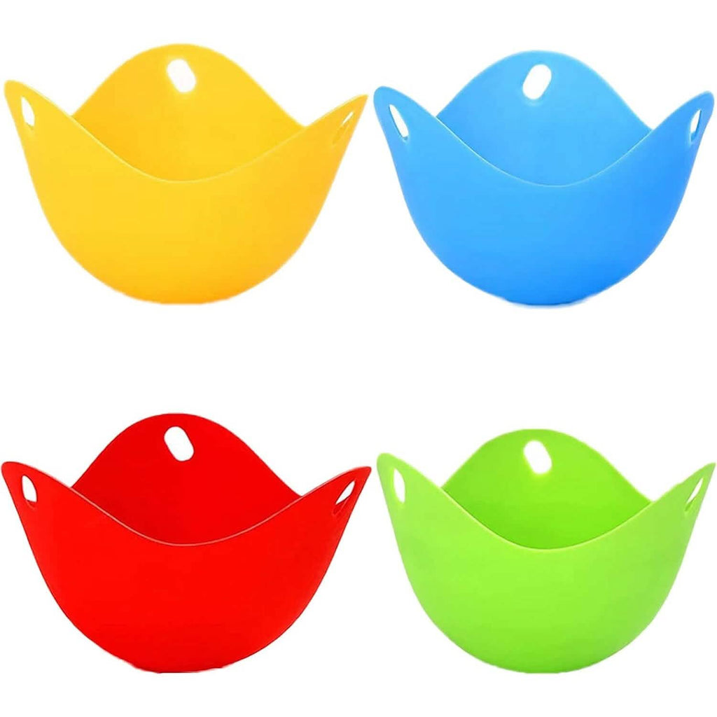 Lot de 4 : Cuiseur à œufs en silicone