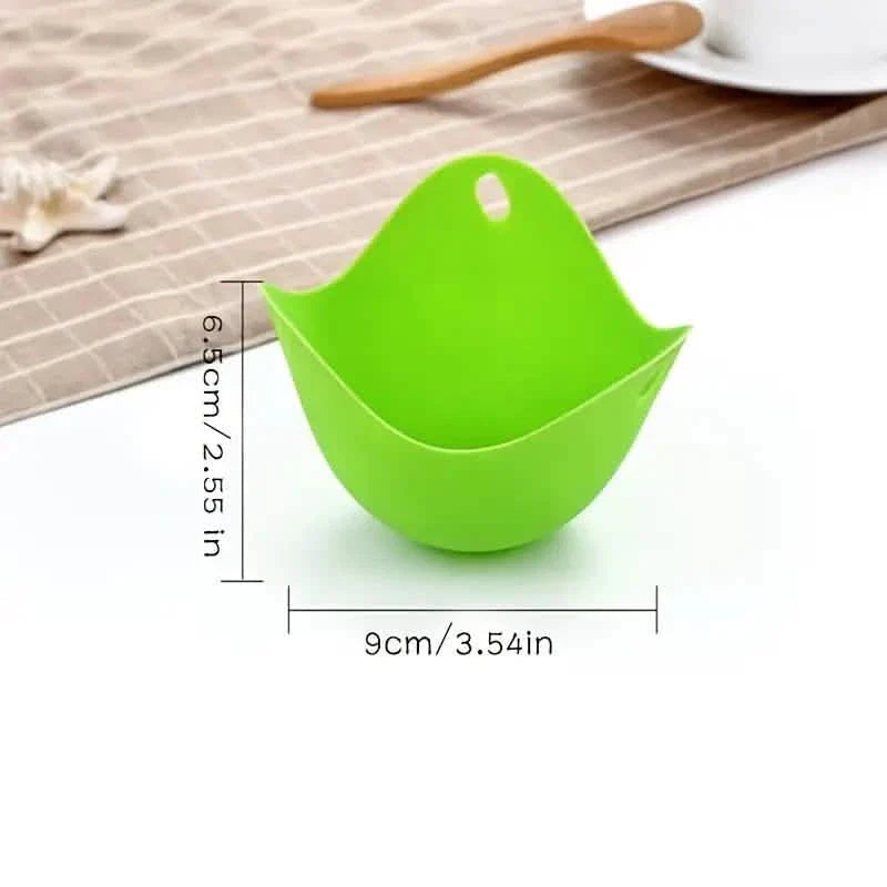Lot de 4 : Cuiseur à œufs en silicone