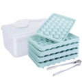 Lot de 4 : Mini bac à glaçons avec couvercle et réservoir