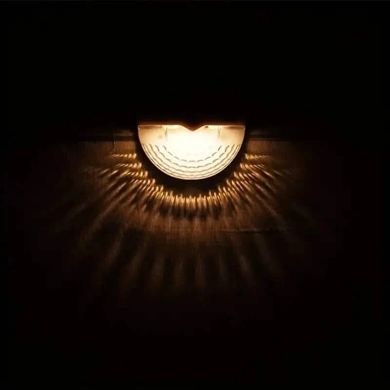 Lot de 4 : Lampes solaires pour clôture Lampes solaires pour terrasse
