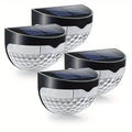 Lot de 4 : Lampes solaires pour clôture Lampes solaires pour terrasse