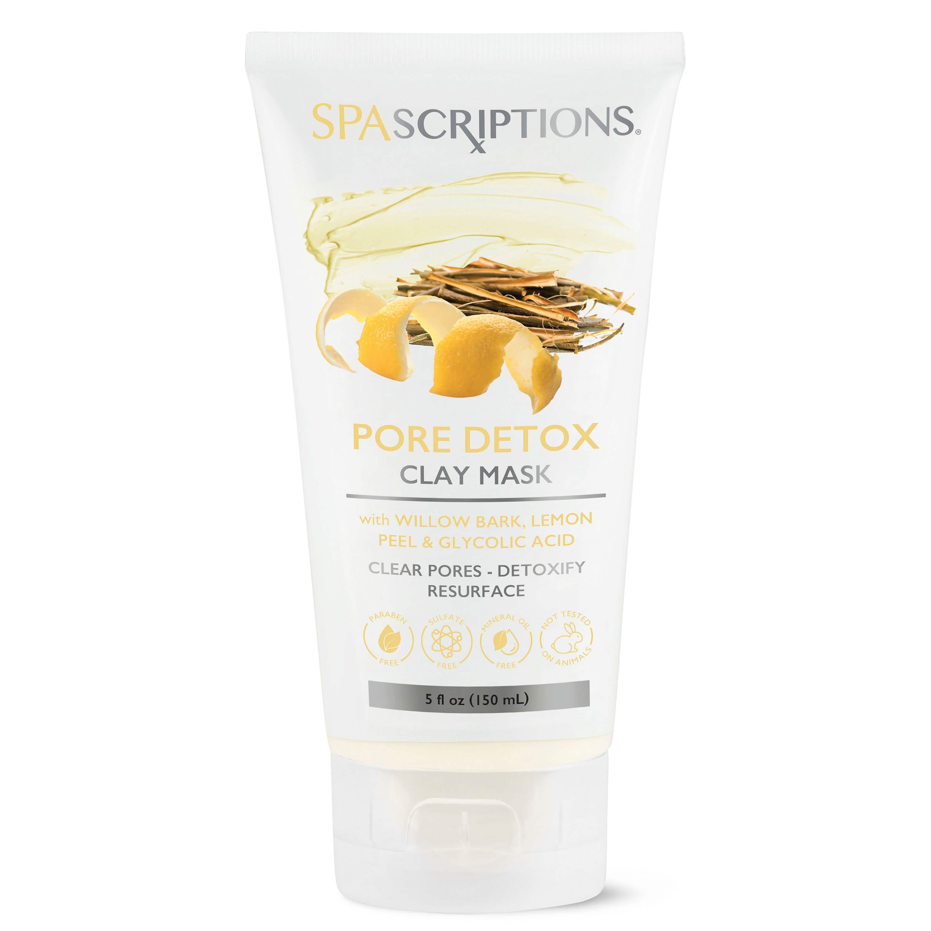 Lot de 4 : Masques à l'argile, crèmes et peel-off Spascriptions