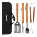 Lot de 4 ustensiles de barbecue en acier inoxydable