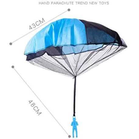 Lot de 4 : Parachute jouet anti-nœud
