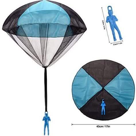 Lot de 4 : Parachute jouet anti-nœud