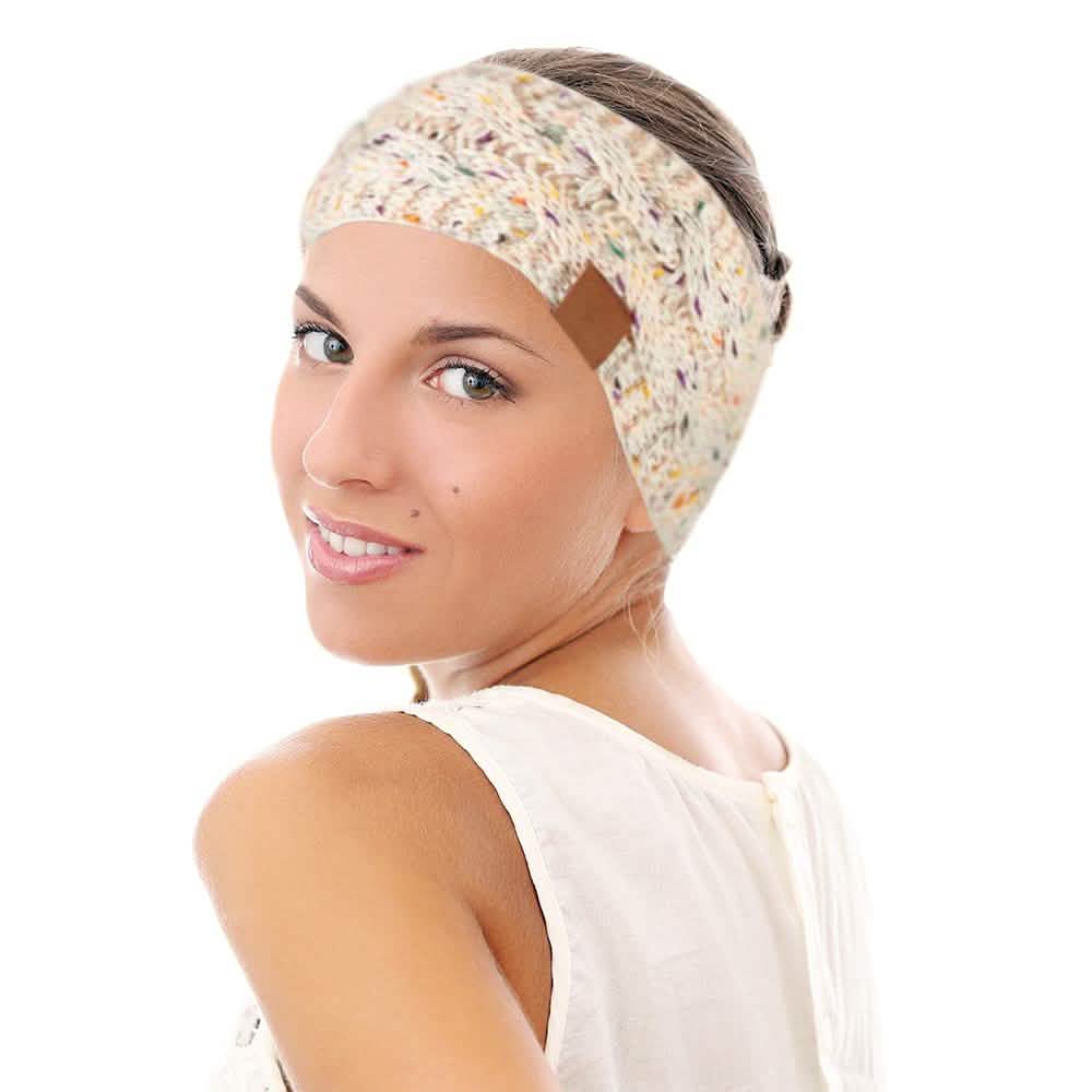 Lot de 4 : Bandeau et cache-oreilles d'hiver femme Confetti