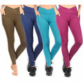 Lot de 4 : leggings de sport taille haute avec poches pour femme