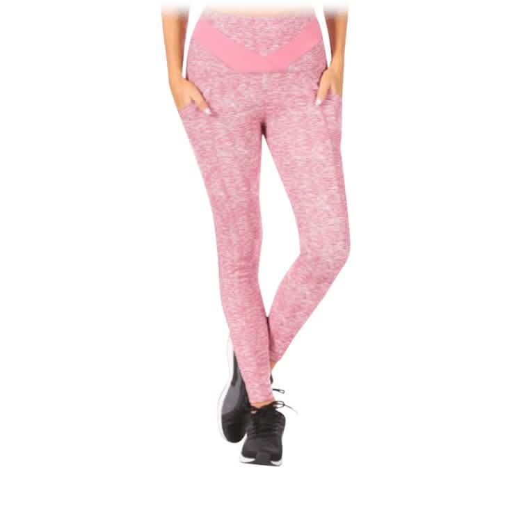 Lot de 4 : leggings de sport femme gainants avec poches