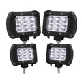 Lot de 4 : Projecteur LED double rangée 4" 18W