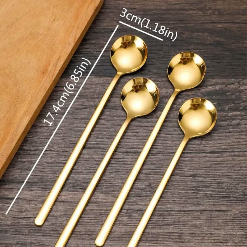 Lot de 4: Cuillères à café/expresso de 17,4 cm