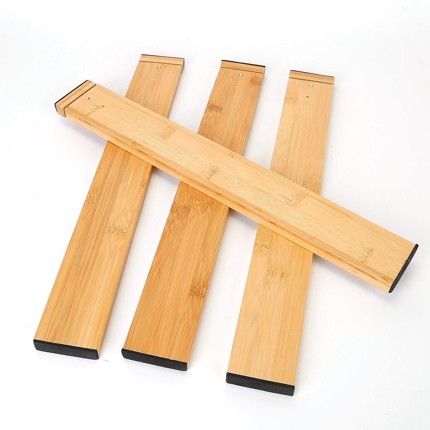 Lot de 4 : Séparateur de tiroir réglable