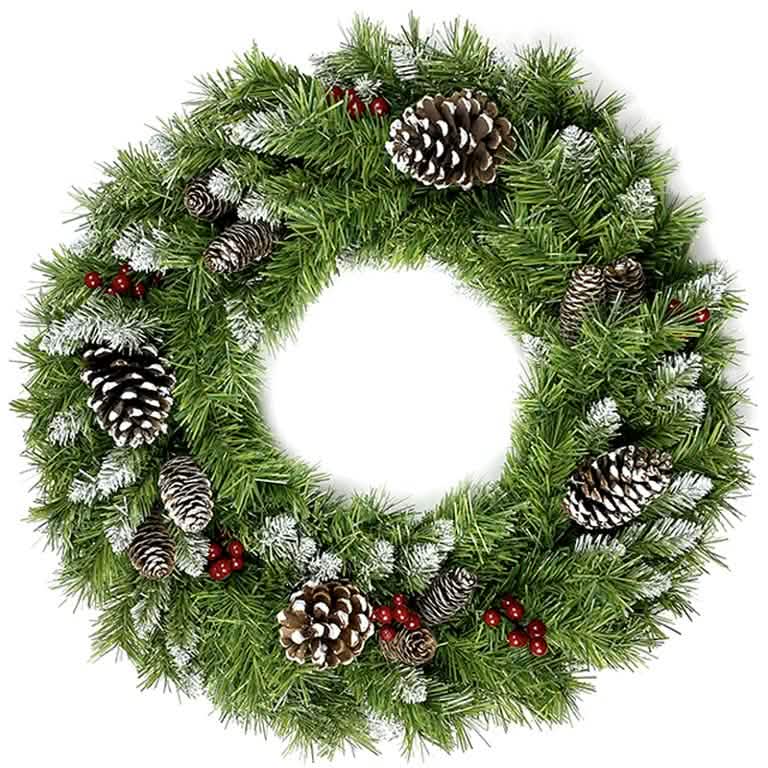 Lot de 4 : sapins de Noël artificiels
