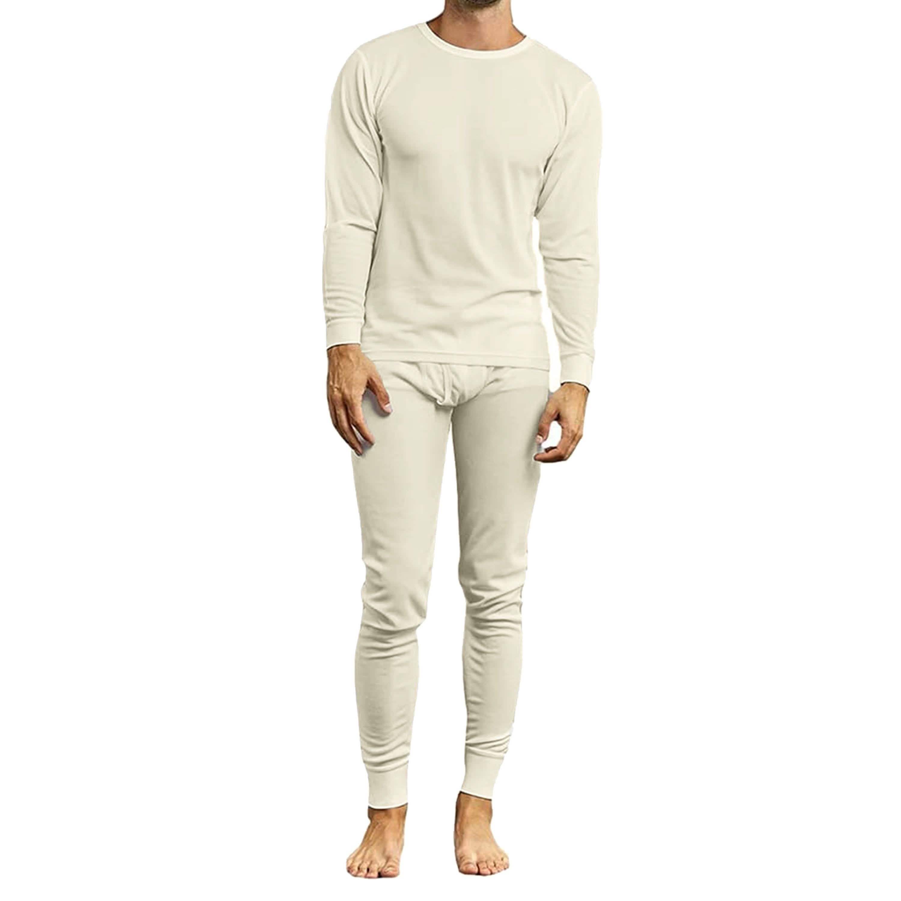 Ensemble 4 pièces : Lot thermique léger assorti comprenant un haut et un bas thermiques (2 ensembles complets)