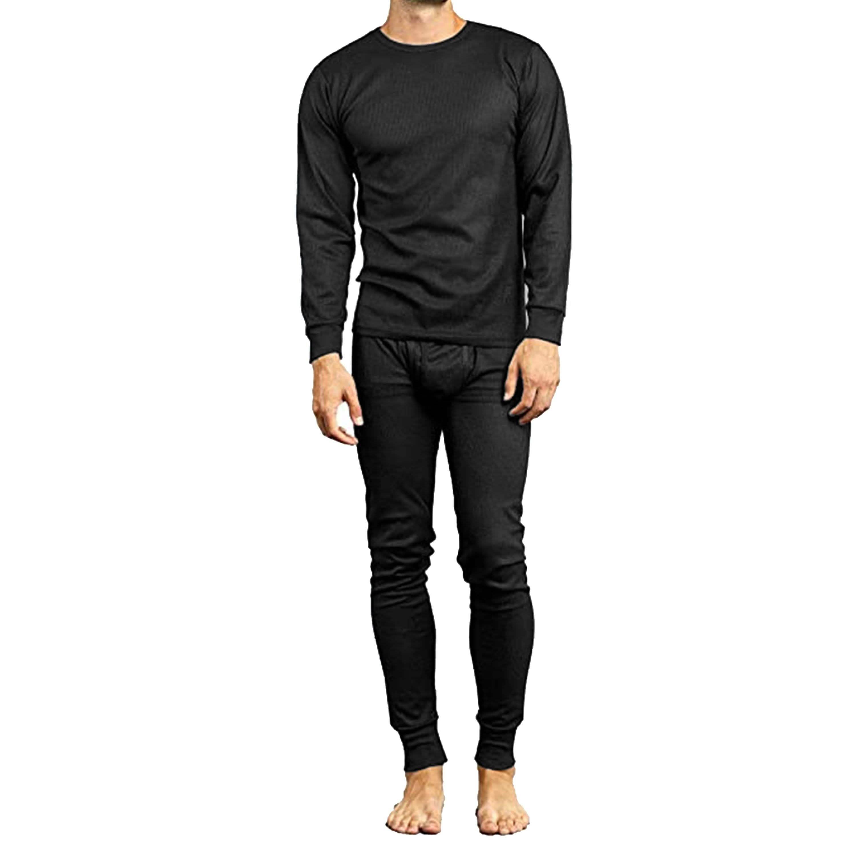 Ensemble 4 pièces : Lot thermique léger assorti comprenant un haut et un bas thermiques (2 ensembles complets)