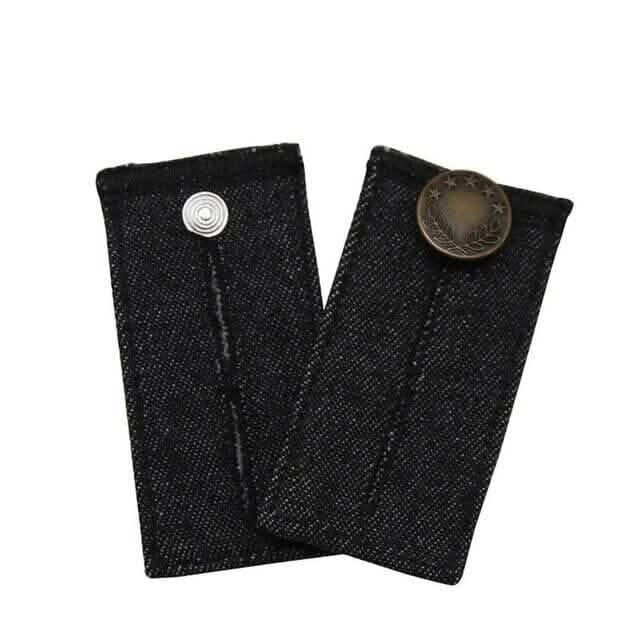 Lot de 4: Rallonge de ceinture boutonnée pour jeans à taille élastique
