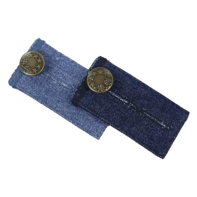 Lot de 4: Rallonge de ceinture boutonnée pour jeans à taille élastique