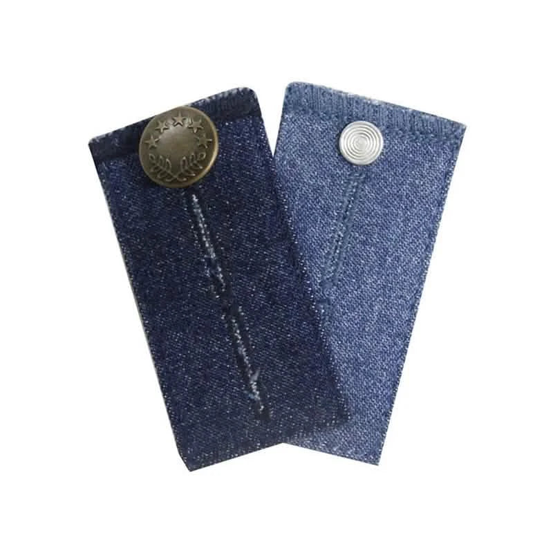 Lot de 4: Rallonge de ceinture boutonnée pour jeans à taille élastique