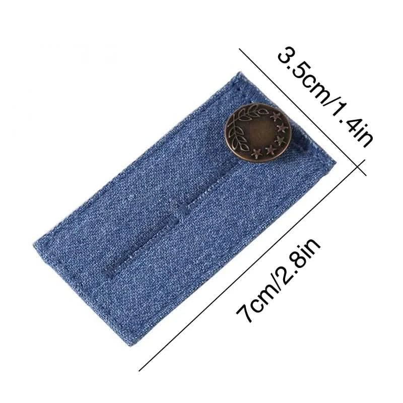 Lot de 4: Rallonge de ceinture boutonnée pour jeans à taille élastique