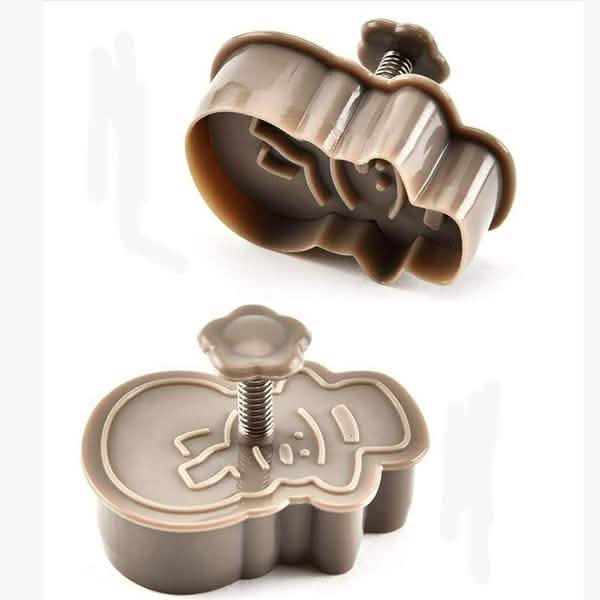 Lot de 4 : Moules à biscuits en plastique