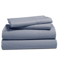 Ensemble 4 pièces : Drap uni 100 % coton ultra doux