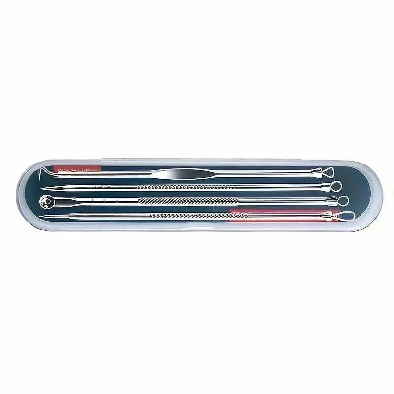 Ensemble 4 pièces : Outil pour points noirs, acné et taches sombres