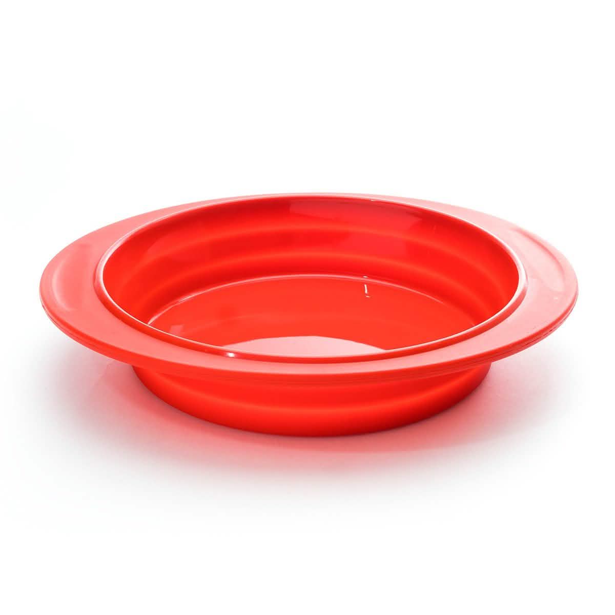Ensemble de 4 pièces : Moules de cuisson pliables en silicone