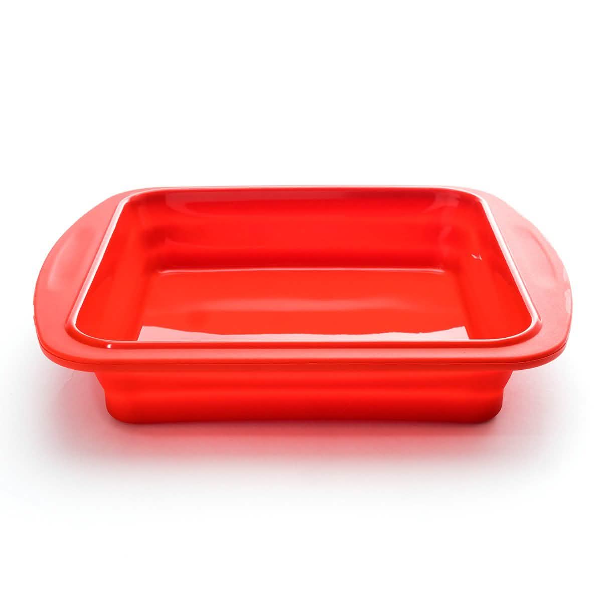 Ensemble de 4 pièces : Moules de cuisson pliables en silicone