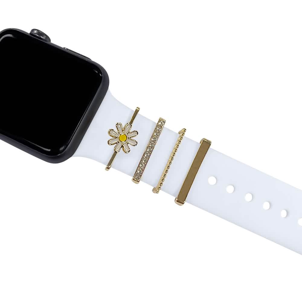Lot de 4 breloques décoratives pour bracelet Apple