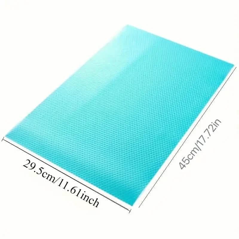 Lot de 4 pièces : Tapis de réfrigérateur de haute qualité – Tapis de placard personnalisables