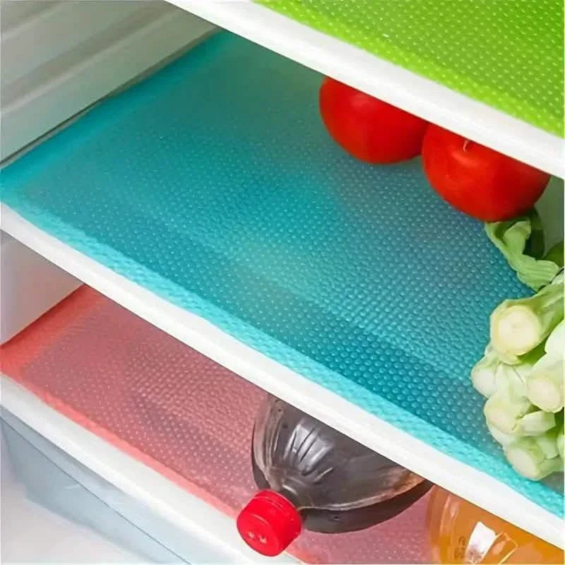 Lot de 4 pièces : Tapis de réfrigérateur de haute qualité – Tapis de placard personnalisables