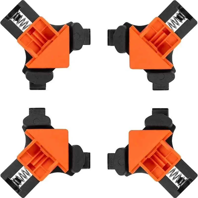 Lot de 4: Serre-joints d'angle de précision à 90 degrés pour le travail du bois