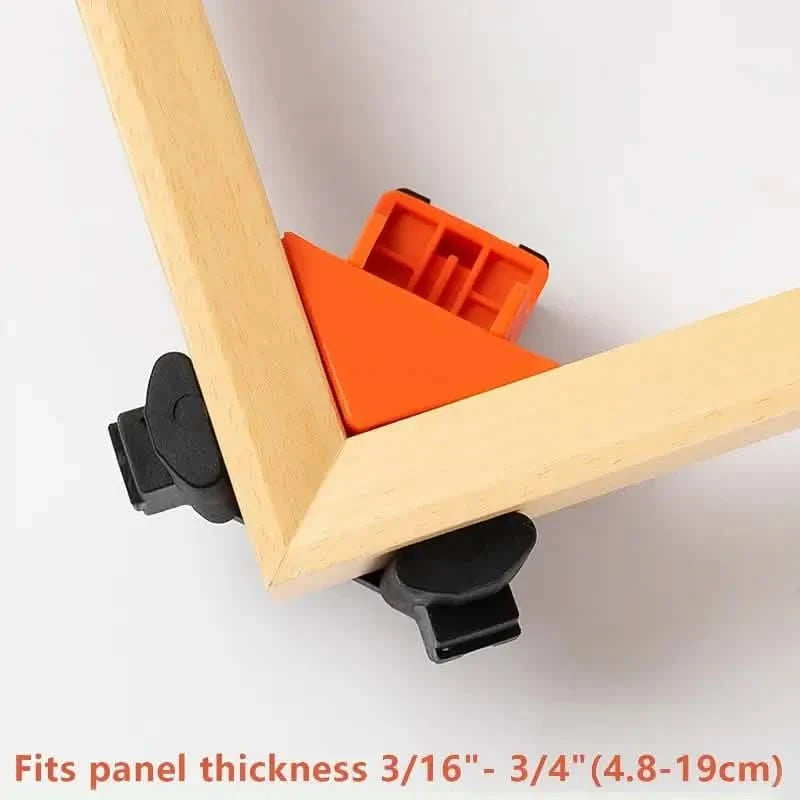 Lot de 4: Serre-joints d'angle de précision à 90 degrés pour le travail du bois