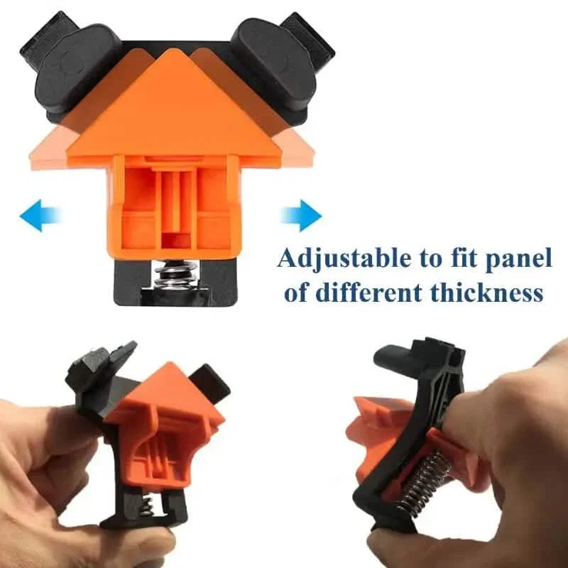 Lot de 4: Serre-joints d'angle de précision à 90 degrés pour le travail du bois