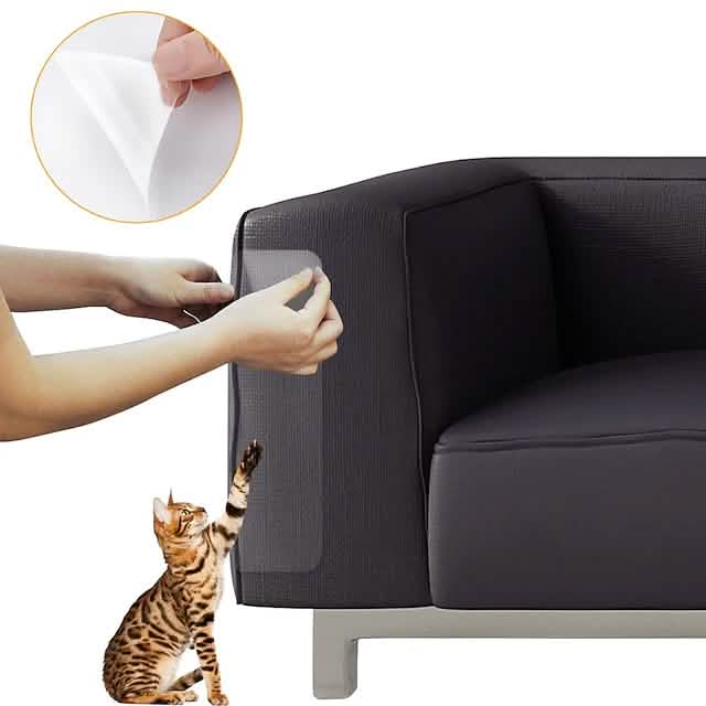 Lot de 4 : Grattoir à chat pour canapé