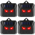 Lot de 4 : lampe solaire antiprédateur