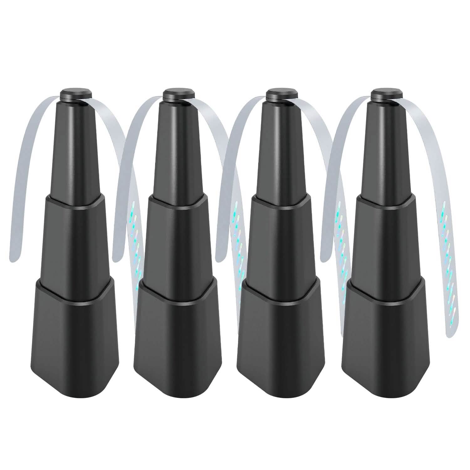 Lot de 4: Ventilateurs anti-mouches portables sur table, à piles, repousse-insectes