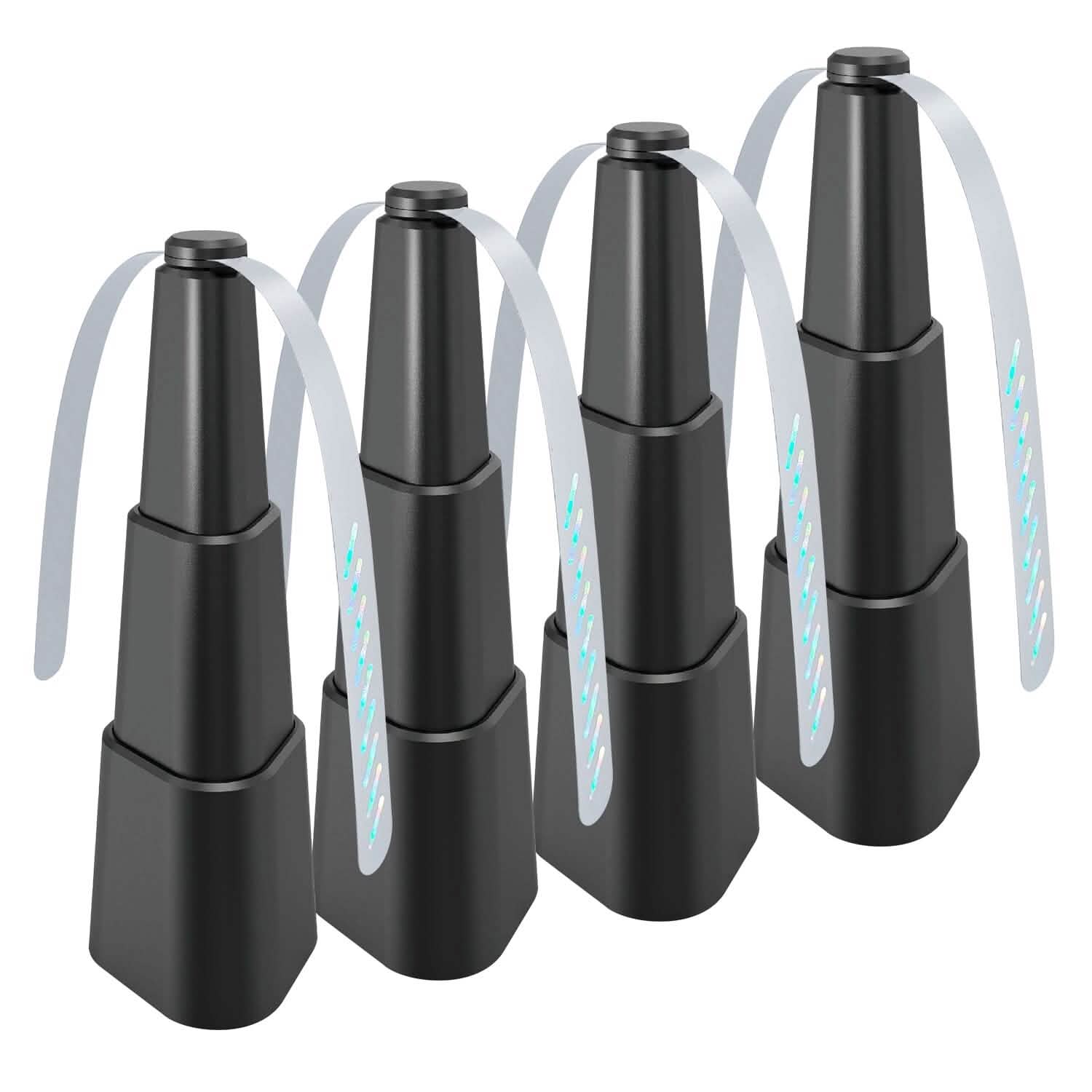 Lot de 4: Ventilateurs anti-mouches portables sur table, à piles, repousse-insectes