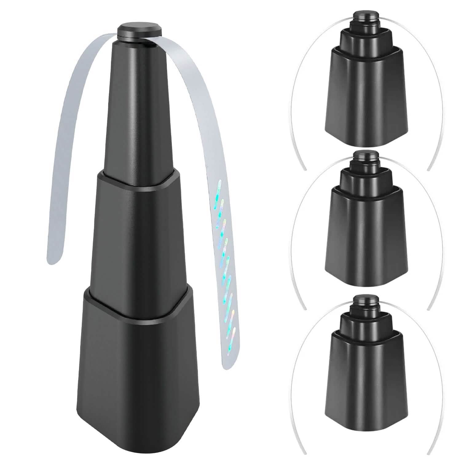 Lot de 4: Ventilateurs anti-mouches portables sur table, à piles, repousse-insectes