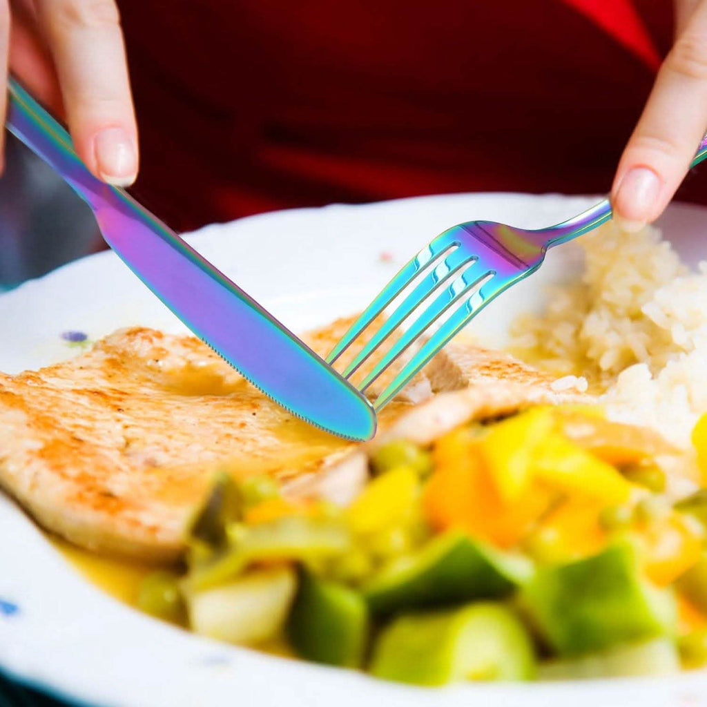 Lot de 4 pièces : Couverts de cuisine en acier inoxydable