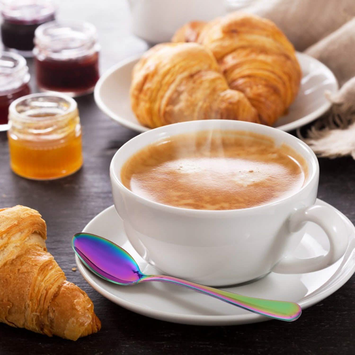 Lot de 4 pièces : Couverts de cuisine en acier inoxydable