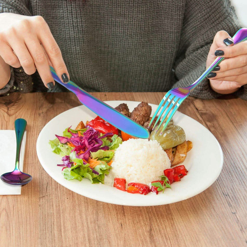 Lot de 4 pièces : Couverts de cuisine en acier inoxydable