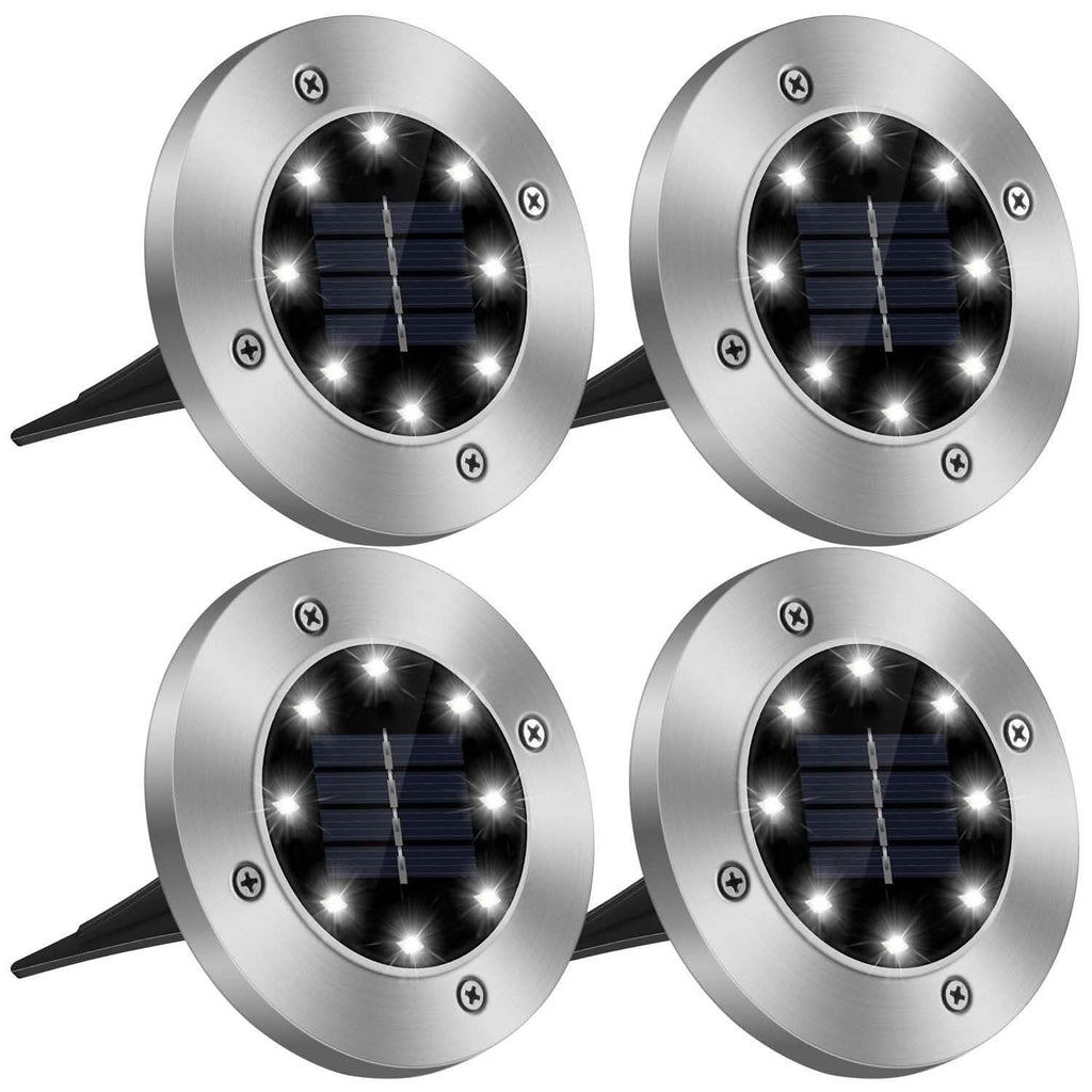 Lot de 4: Lampe solaire à planter