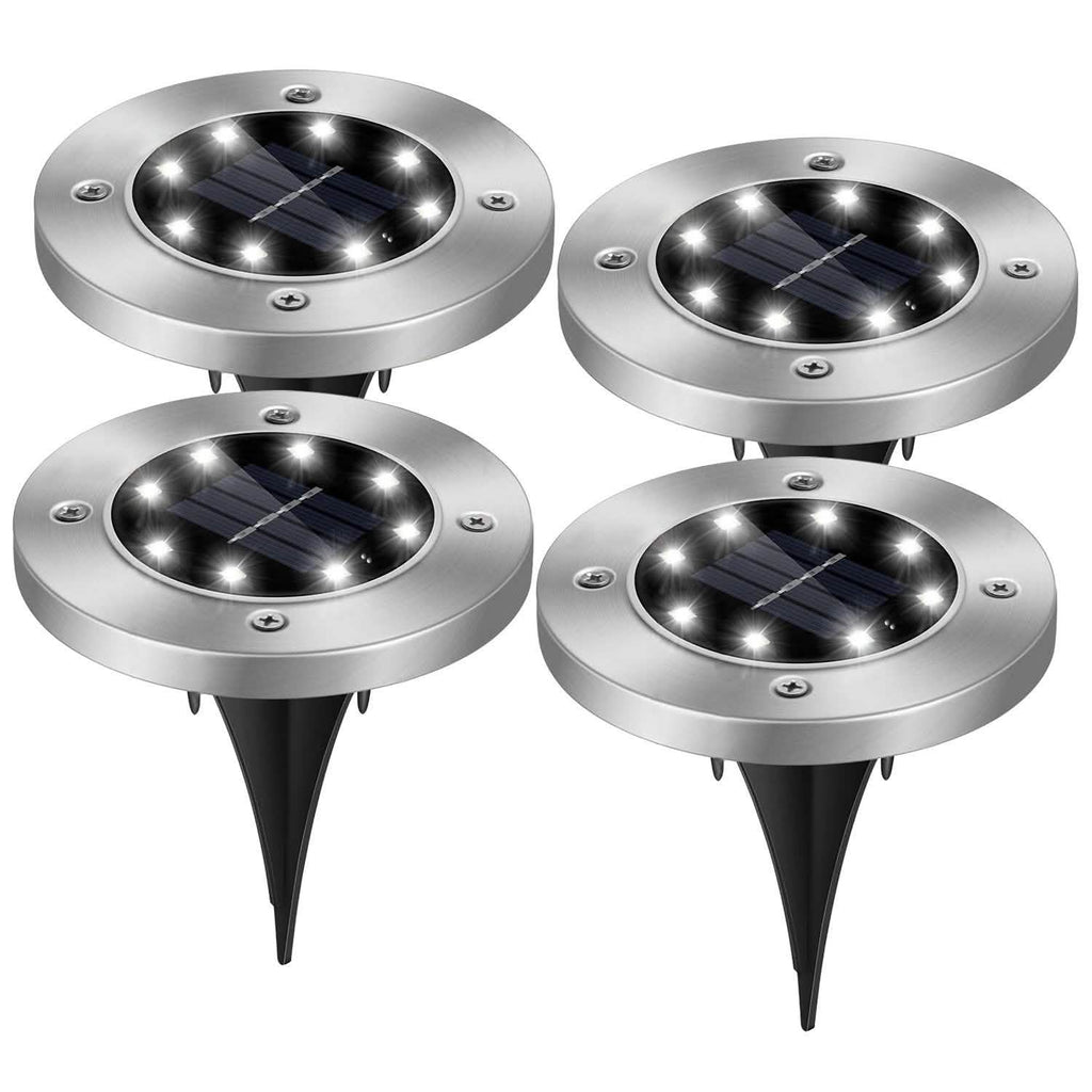 Lot de 4: Lampe solaire à planter